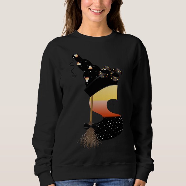 Sweatshirt LETTRE MONÂTRE Halloween S (Devant)