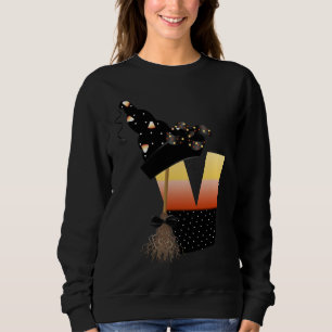Sweatshirt LETTRE MONÂTRE Halloween V