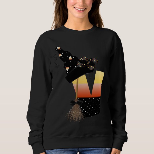 Sweatshirt LETTRE MONÂTRE Halloween V (Devant)