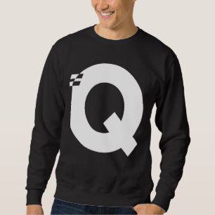 Sweatshirt Lettre Q Alphabet initial Monogramme