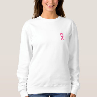 Sweatshirt Lettres bulles de sensibilisation au cancer du sei