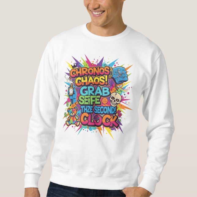 Sweatshirt "Level Up Retro Gamer Hoodie" (Devant)