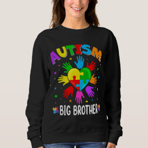 Sweatshirt Lever Sensibilisation sur l'autisme main Big Broth