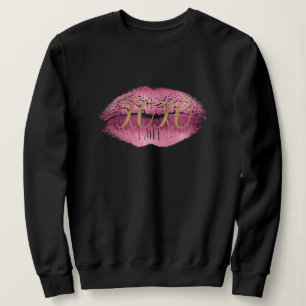 Sweatshirt Lèvres roses Gold XOXO