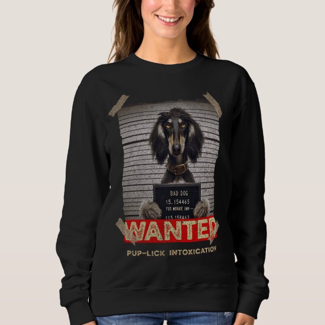 Sweatshirt Lévrier Afghan (Devant)