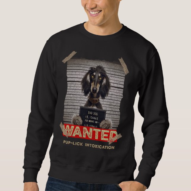 Sweatshirt Lévrier Afghan (Devant)