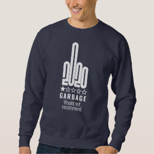 Sweatshirt L'examen du doigt moyen personnalisé 2020 ne reco