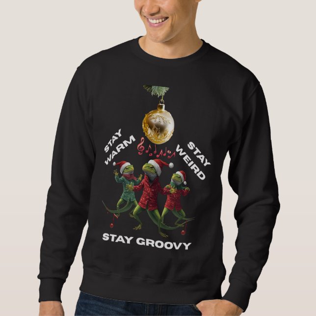 Sweatshirt Lézards Groovy  (Devant)
