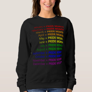 Sweatshirt Lgbt Gay Lesbian Prith Mois Femmes Hommes Vêtement