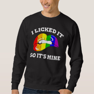 Sweatshirt Lgbt Support Rainbow Pride Je L'Ai Laissé Ainsi Sa