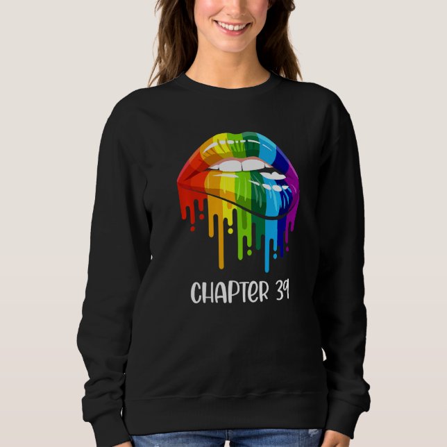 Sweatshirt Lgbt Viens De Marier Des Lesbiennes Engagées Mme & (Devant)