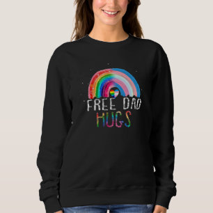 Sweatshirt Lgbtq Gratuit Papa Accrocs Gay pride Lgbt Ally Rai