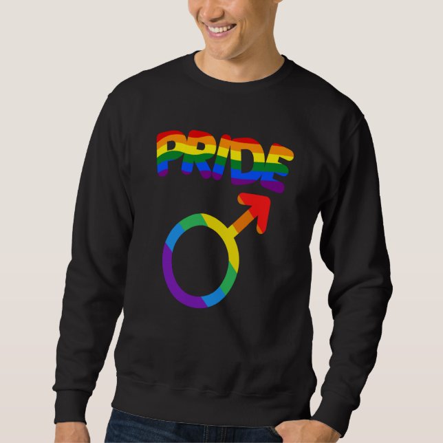 Sweatshirt LGTB Pride Flag  15 (Devant)
