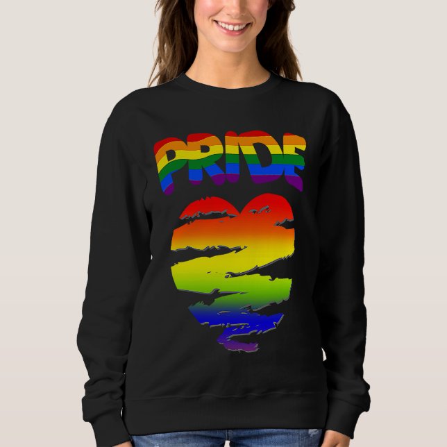 Sweatshirt LGTB Pride Flag  17 (Devant)