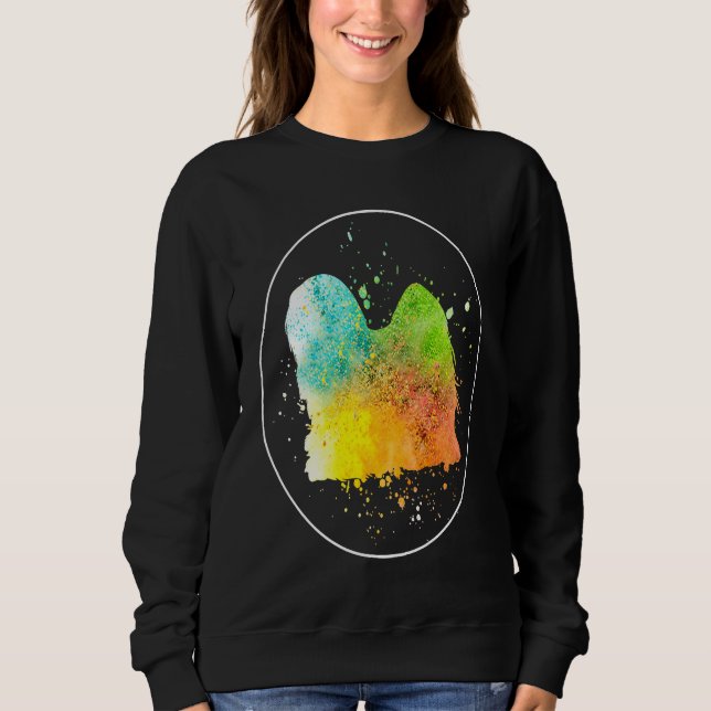 Sweatshirt Lhasa Apso Vintage  1 (Devant)