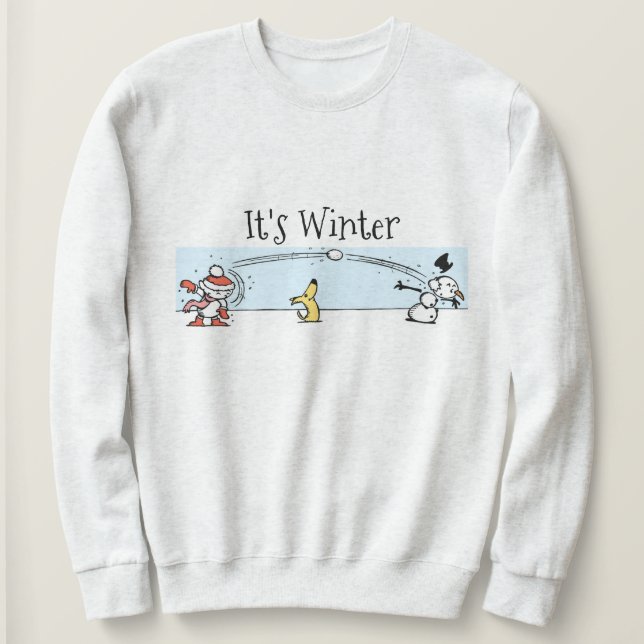 Sweatshirt L'hiver (Design devant)