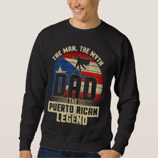 Sweatshirt L'homme Le mythe La légende portoricaine Papa Vint