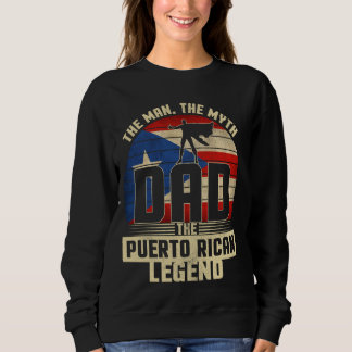 Sweatshirt L'homme Le mythe La légende portoricaine Papa Vint