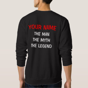 Sweatshirt L'homme le mythe le pull légende pour les hommes