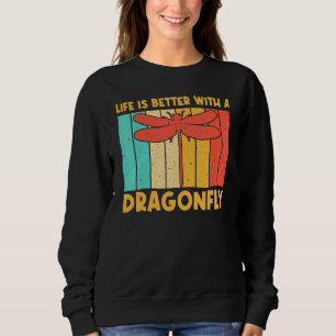 Sweatshirt Libellule Vintage Pour Hommes Femmes Libellule Ins