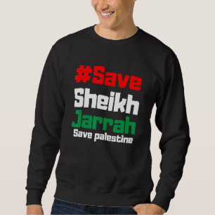Sweatshirt Libérer Gaza Palestine Indicateur arabe