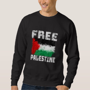 Sweatshirt Libérez la Palestine Libérez la Palestine Drapeau 