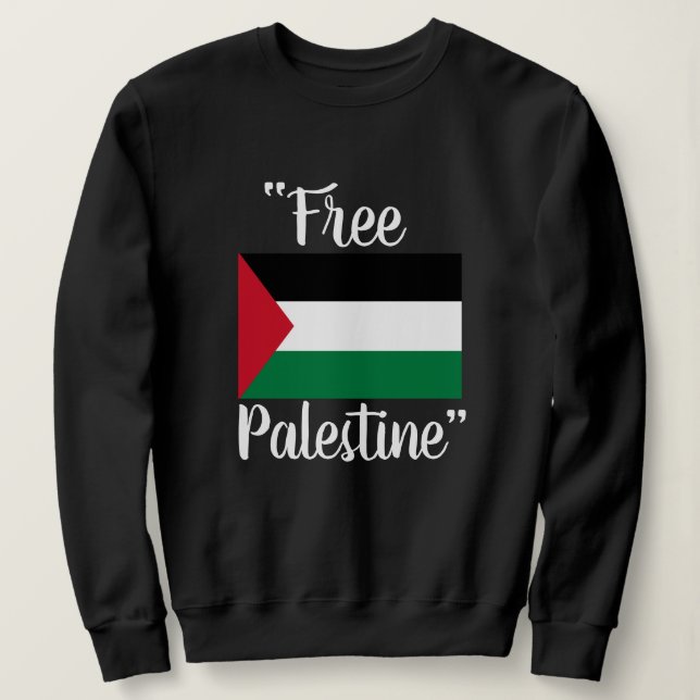 Sweatshirt Libérez la Palestine Sauvez Gaza (Design devant)