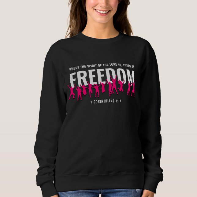 Sweatshirt LIBERTÉ chrétienne (Devant)