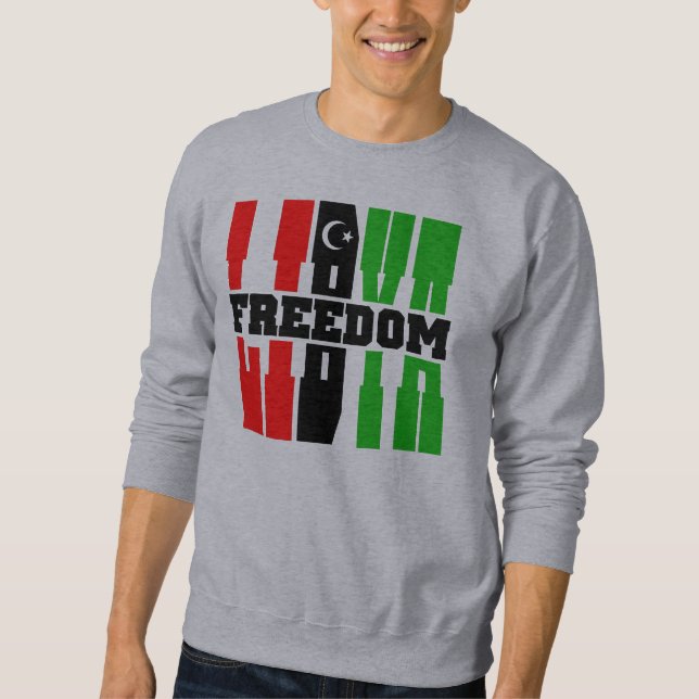 Sweatshirt Liberté de la Libye (Devant)