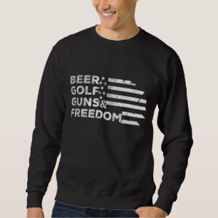 Sweatshirt Liberté des armes de golf de bière