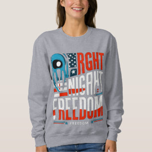 Sweatshirt Liberté et Halloween : Un design simple et moderne