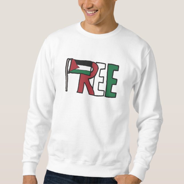 Sweatshirt Libre Palestine (Devant)