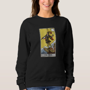 Sweatshirt L'idiot Tarot Card Pagan Witch Occult Fortune Div