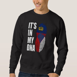 Sweatshirt Liechtenstein Et Tchèque Mélangent Le Drapeau Patr