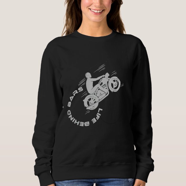 Sweatshirt life behind bars bicycle (Devant)
