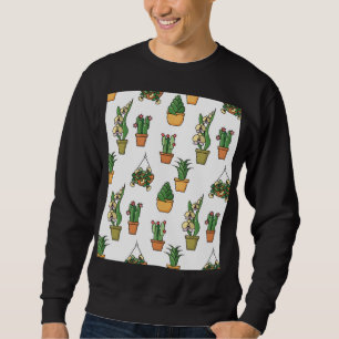 Sweatshirt Ligne Art Houlette : Vintage sans fil