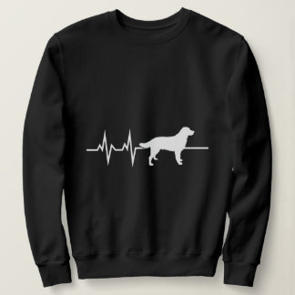 Sweatshirt Ligne de battement de coeur du chien