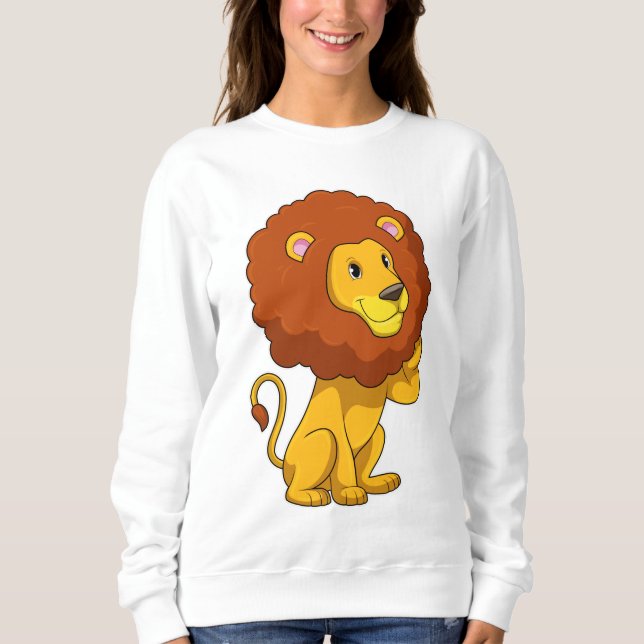 Sweatshirt Lion avec boucles (Devant)