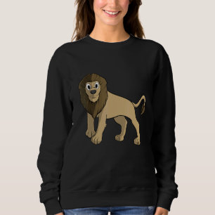 Sweatshirt Lion Big Cat Zoo Wilderness Safari