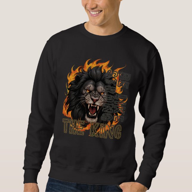 Sweatshirt Lion fort (Devant)