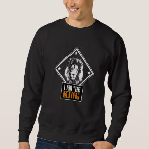 Sweatshirt Lion Mane Safari Big Cat Lion Head 1