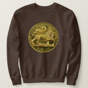 Sweatshirt Lion of Judah Jah Rastafari Rasta Roots Sweater