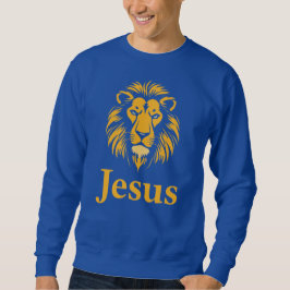 Sweatshirt Lion Roi Jésus -