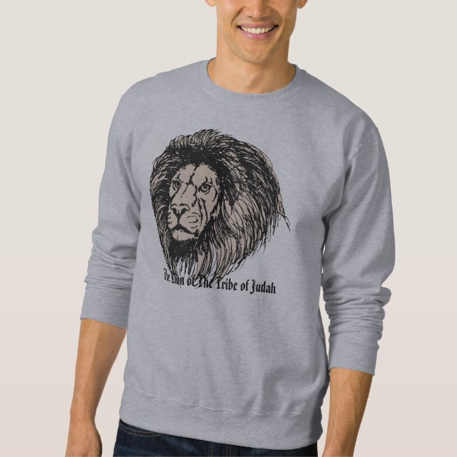 Sweatshirt lions, le lion de la tribu de Judah (Devant)