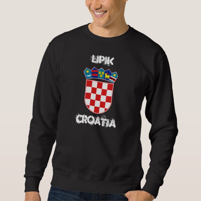 Sweatshirt Lipik, Croatie avec armoiries (Devant)
