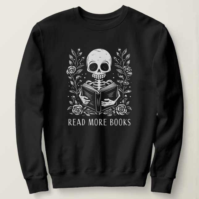 Sweatshirt Lire plus (Design devant)