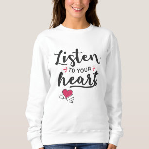 Sweatshirt Liste de l'art de la loi stéthoscope