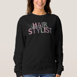 Sweatshirt Liste d'étoiles de cheveux personnalisée