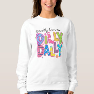 Sweatshirt Littéralement né pour lambiner Citation drôle et c