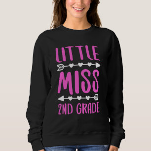 Sweatshirt Little Miss 2e année T-shirt Deuxième année fille